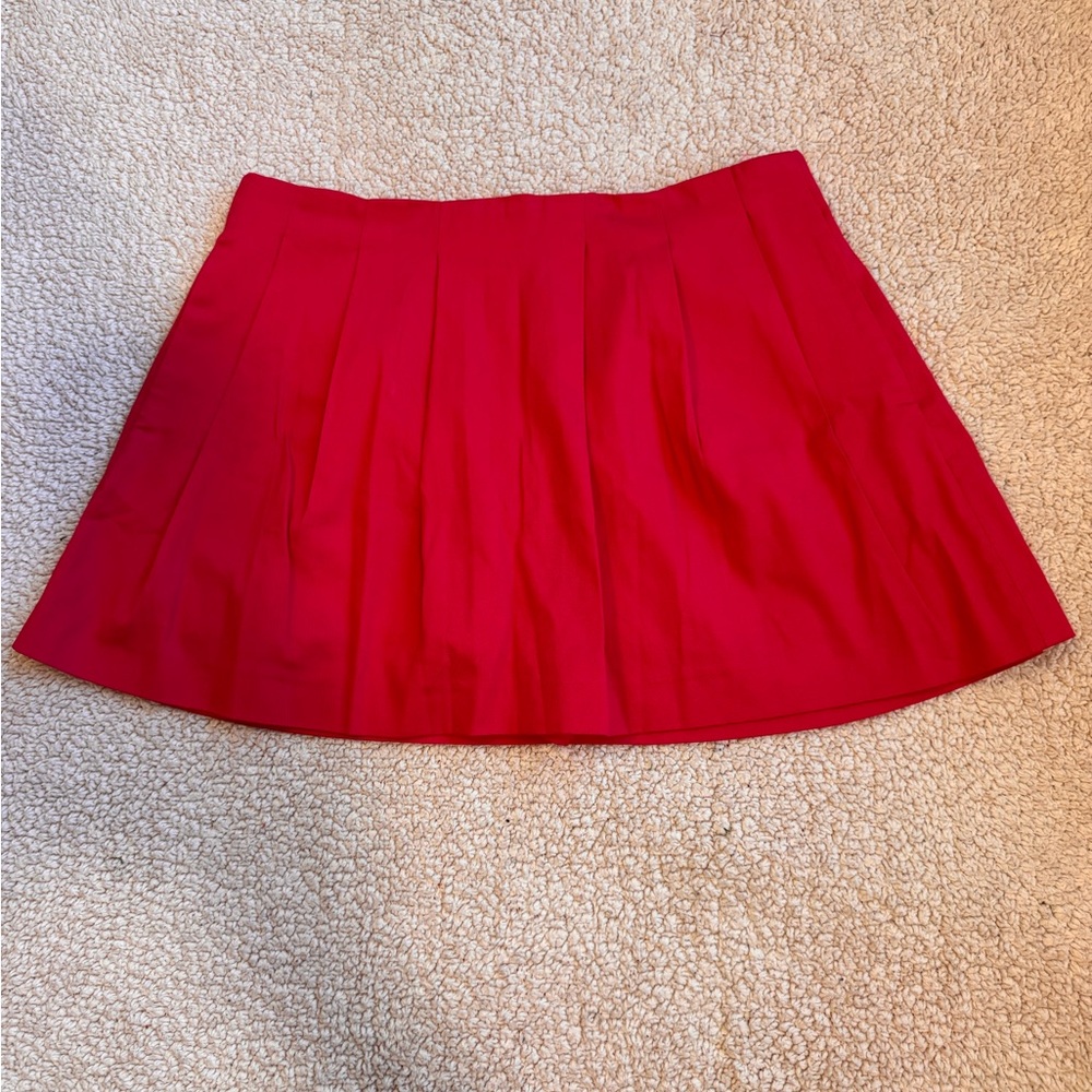 Zara Vibrant Pink Pleated Skort